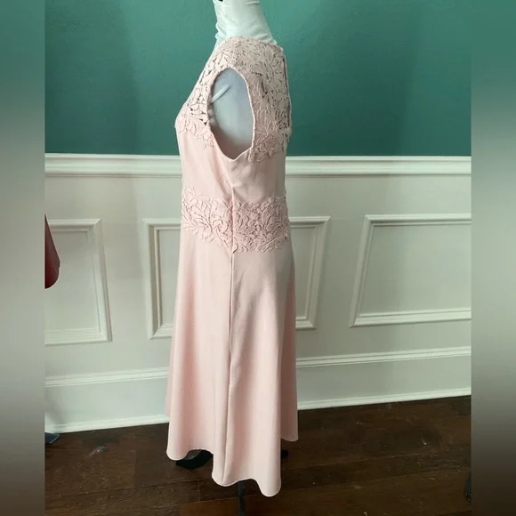 Jessica Howard Pink Sheath Lace Dress Lined Size all sales or final - Picture 14 of 16